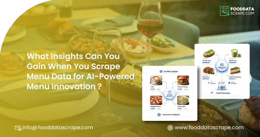 Scrape Menu Data for AI-Powered Menu Innovation